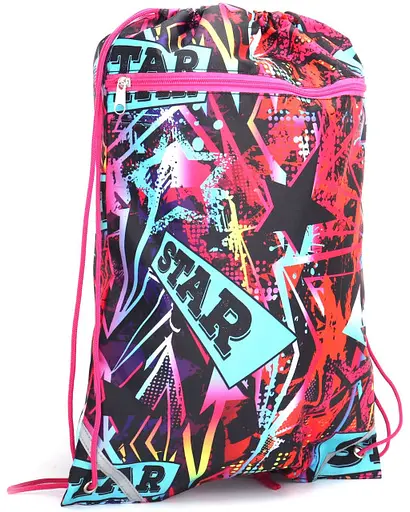 Сумка для обуви на шнурках, с молнией, 46x34 см, материал 420D, KJ7263