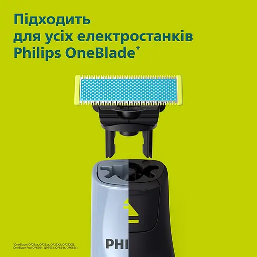 Сменные лезвия Philips OneBlade First Shave 3 шт. (QP235/50) - фото 2
