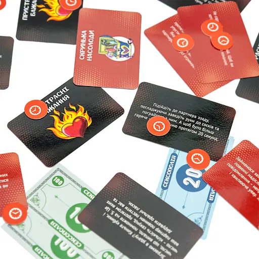 Настільна гра "Сексополія" Fun Games 0019FGS-UKR ігрове поле, фішки, кубики, купюри - фото 3