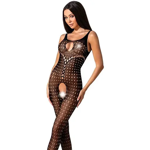 Бодистокинг с доступом к интимным местам Passion BS078 black One size