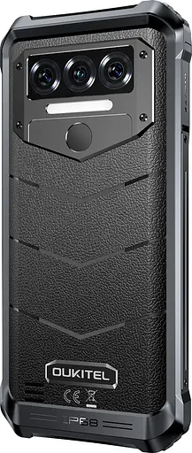 Смартфон Oulitel WP38 652" HD /6GB/256GB/ MT8788/10600mAh/IP68/13+5Мп Black - фото 5