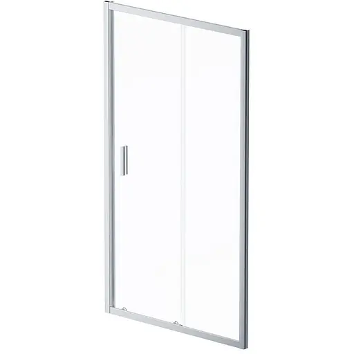 Душевые двери AM.PM Gem 110x195 см стекло прозрачное хром матовый W90UG-110-1S-195MT, прозрачный, хром матовый - фото 1
