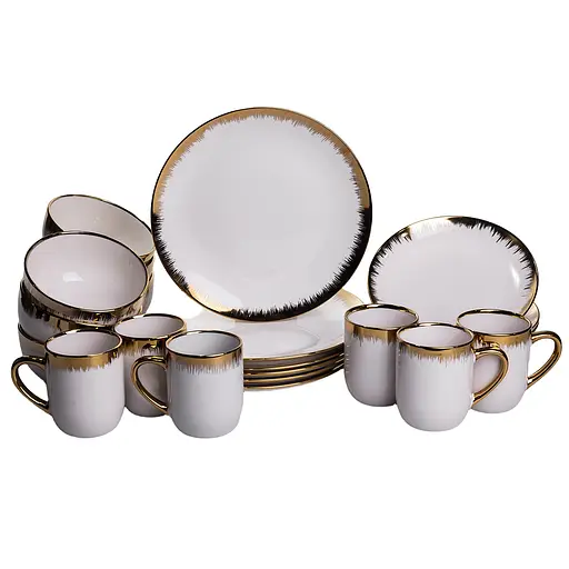 Столовий сервіз Golden Line порцеляновий 24 предмети MD-16