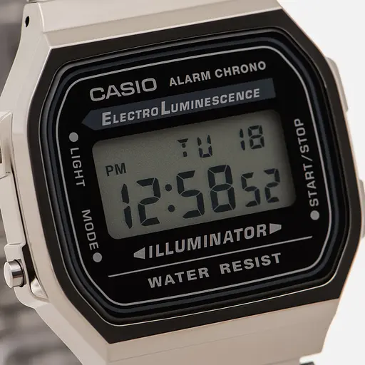 Чоловічі наручні годинники Casio Collection A168WEGG-1AEF оригінальні японські зі сталевим браслетом - фото 5