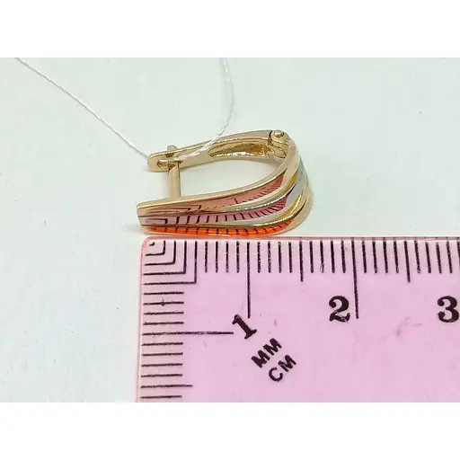 Золотые серьги Империя золота. СБ303И - фото 5