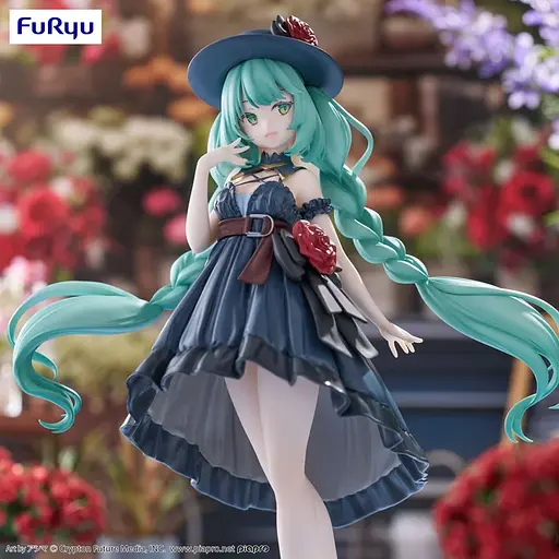 Коллекционная фигурка FuRyu Вокалоид Хацунэ Мику Vocaloid Hatsune Miku Outing Dress 19 см F V HM OD 19 - фото 7