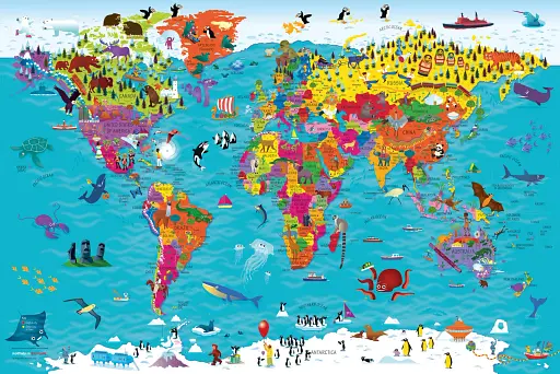 Collins Children’s World Map New