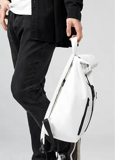 Чоловічий рюкзак Sambag RollTop One білий 41 х 30 х 16 см (24208008m) - фото 7