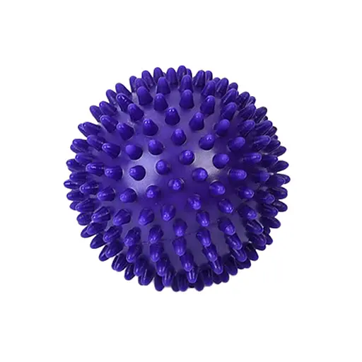 Мяч массажный MS 2096-1(Violet) размер 7,5 см, фиолетовый