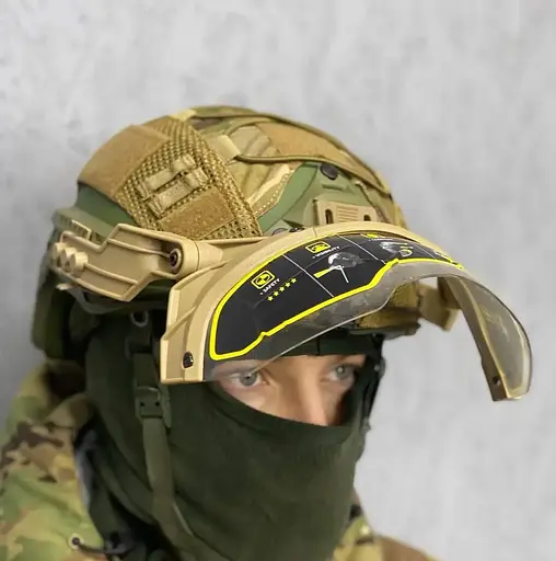 Тактические защитные очки Vulpo флип (прозрачное стекло) Койот - фото 3