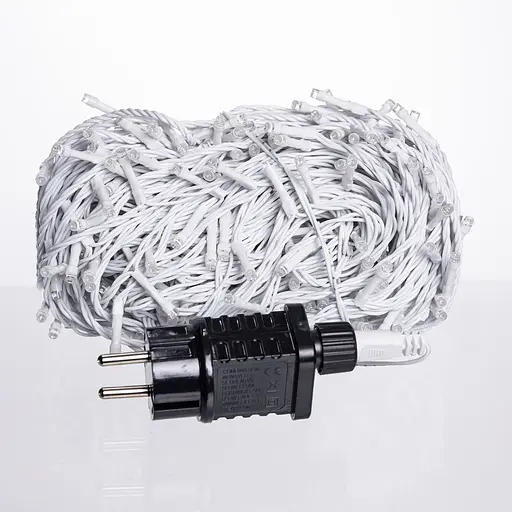 Гірлянда Нитка вулична GarlandoPro 30 м 300 LED білий дріт Синій CF300L30MWBL - фото 3