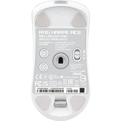Миша бездротова Asus ROG Harpe Ace Aim Lab Edition White (90MP02W0-BMUA10) - фото 9