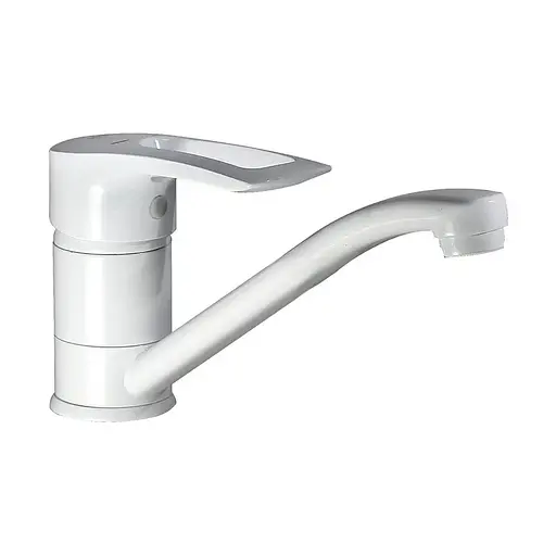 Смеситель для умывальника Haiba Hansberg 004 HB0189 Белый матовый - фото 1