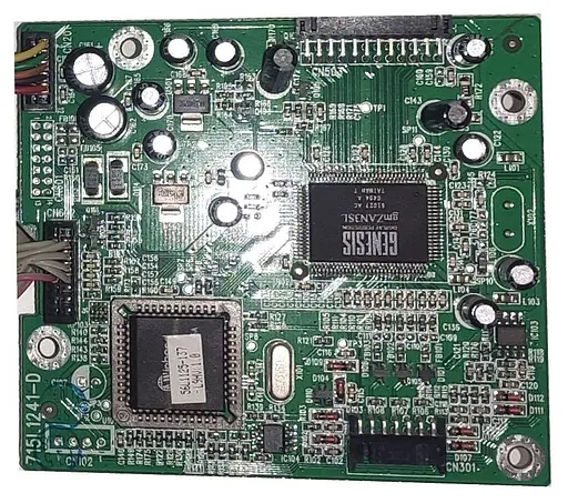 Материнская плата монитора HP 1902 715L1241-D "Б/У" - фото 1