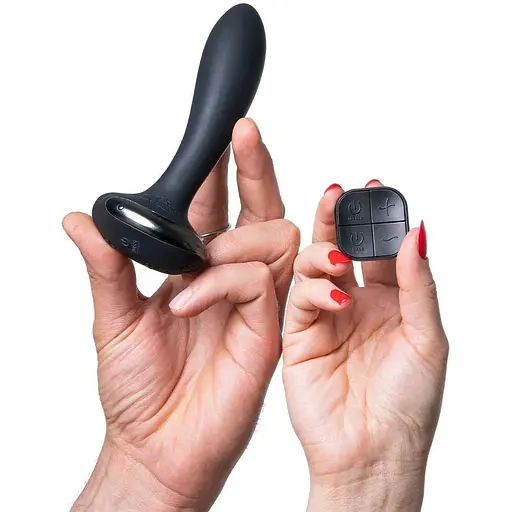 Анальна вібропробка Hot Octopuss PleX з flex Treble and Bass Technology 2 мотора пульт ДК - фото 3