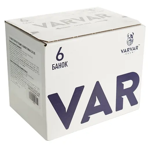 Набір пива Varvar Tropick 6-Pack 3.3-5.3% 1.98 л (6 шт. х 0.33 л)