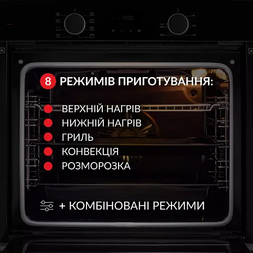 Духовой шкаф электрический Weilor FDO6F8BK - фото 4