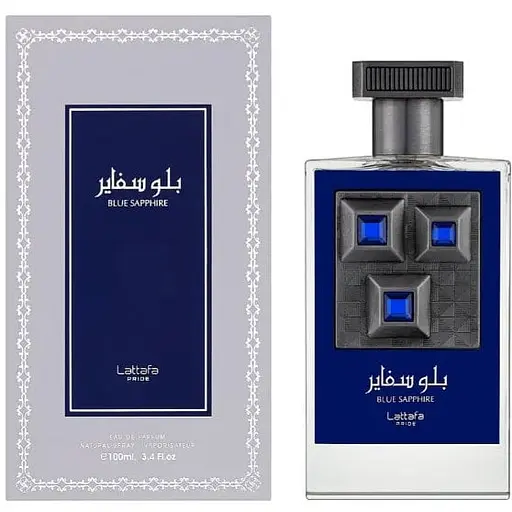 Парфюмированная вода оригинал Lattafa Perfumes Blue Sapphire 100 мл - фото 1