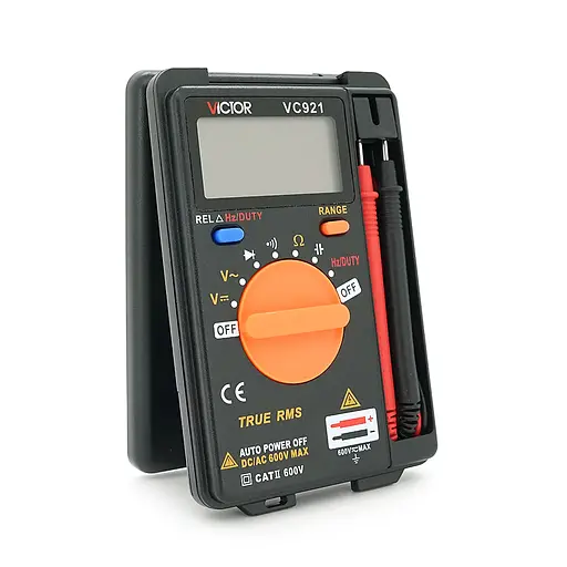 Мультиметр Victor VC921, виміри: V, A, R, С, F, Hz - фото 1