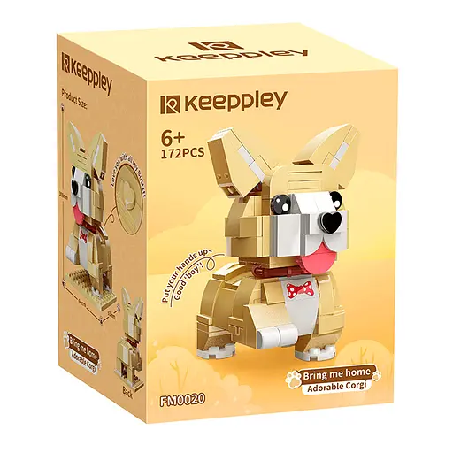 Конструктор "Песик" 172 деталі, фігурка 10,8см FM0020