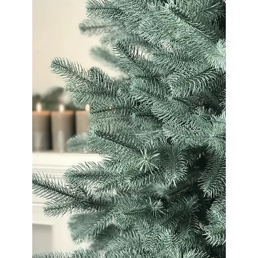 Ялинка штучна Hvoya Lux лита 220 см з металевою підставкою блакитна - фото 6