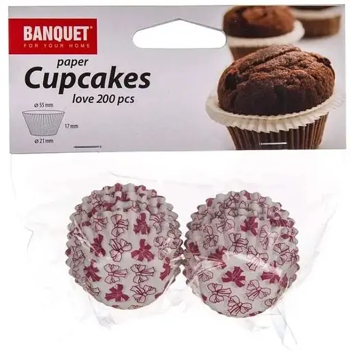 Паперові форми для випічки 200 шт., LOVE - фото 2