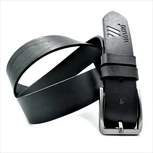 Кожаный ремень Weatro мужской 3,8х115-120 см acs0027495 - фото 3