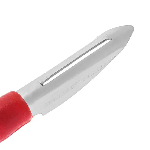 Рибочистка ніж для чищення риби та видалення серцевини з картоплі, яблук, груш та перців 18 см, Kitchette Червоний 85818 - фото 9