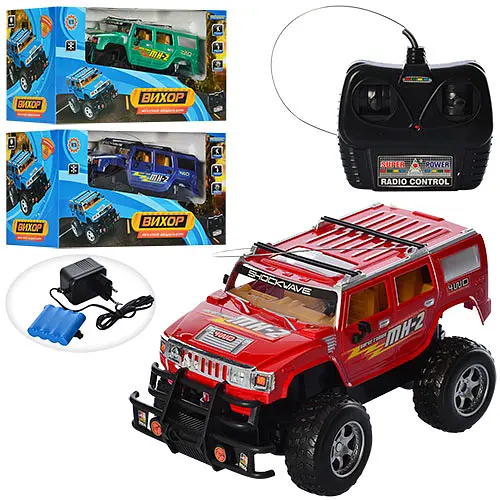 Джип на радиоуправлении Вихор, аккумулятор, 28 см, скорость до 10 км/ч, 37x19x16,5 см (В ассортименте) - фото 2