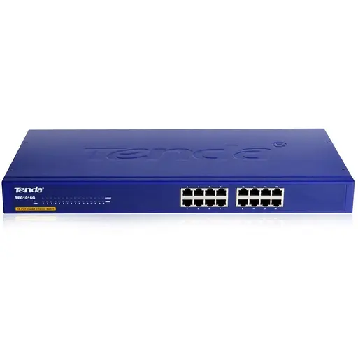 Комутатор Tenda TEG1016G 16port 10/100/1000/BaseT rackmount
