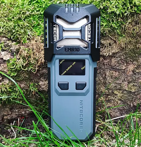 Фумигатор с ультразвуковым отпугивателем Nitecore EMR10 + АКБ 21700 + пластины - фото 7