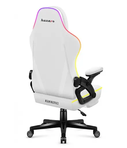 Компьютерное кресло Huzaro Force 4.6 White RGB ткань - фото 2
