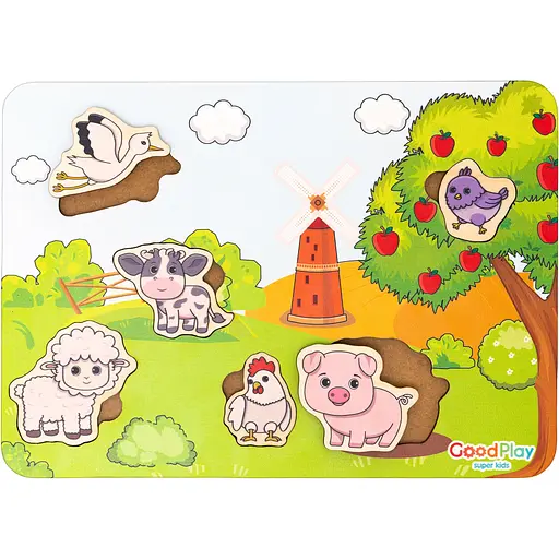 Пазл-сортер GoodPlay Фермерський світ (PS-4-012) - фото 2