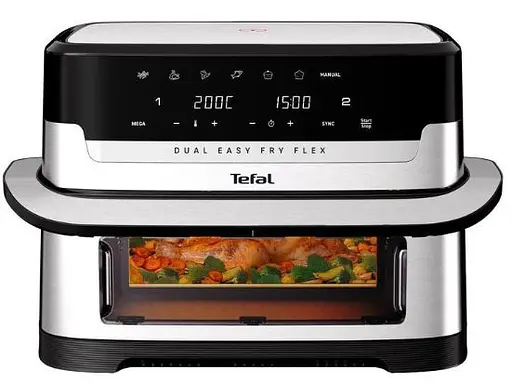 Мультипечь Tefal Dual Easy Fry Flex EY922DE0 - фото 1