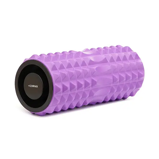 Масажний ролик Cornix EVA 33 x 14 см (валик, ролер) XR-0338 Violet - фото 2