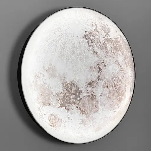 Настінно-стельовий світильник у вигляді планети Ø 80 см Line F Арт. WST03-800 - фото 3