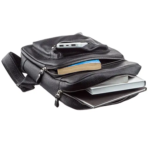 Рюкзак кожаный SHVIGEL 25,5х32,5х8 см sum0012696 - фото 3