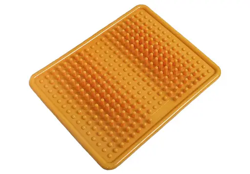 Ортопедический массажный коврик для стоп EasyFit Acupoint с шипами оранжевый (EF-2752-OR) - фото 1