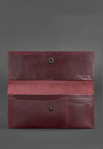 Шкіряний тревел-кейс Journey 2.1 Crazy Horse бордовий - фото 3