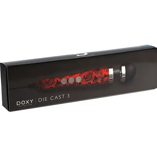 Вибромассажер Doxy Die Cast 3 Rose Pattern SO8020 (108575) - фото 3