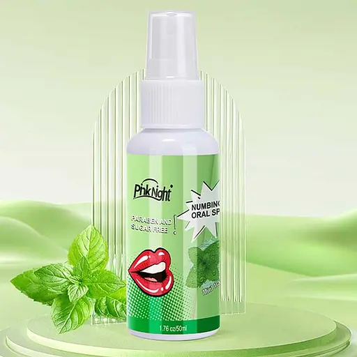 Спрей для глибокого мінету PinkNight 50 мл - М'ята (реально працює) - фото 4