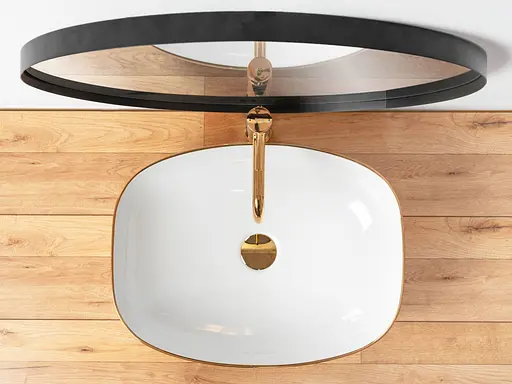 Умивальник Rea Sol накладний білий REA-U8605, Білий - фото 5