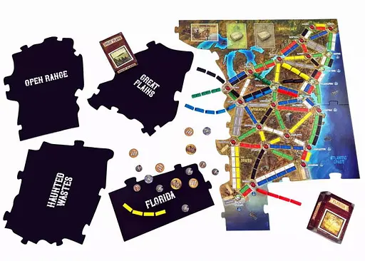 Настольная игра Lords of Boards Билет на поезд. Наследие: Легенды Запада (Ticket to Ride Legacy: Legends of the West) (малая локализация - укр. правила) (TTR_WL) - фото 4