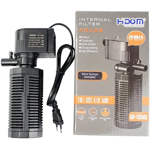 Уценка. Фильтр погружной для аквариума Hidom AP-1350L 18W 200 л - фото 1