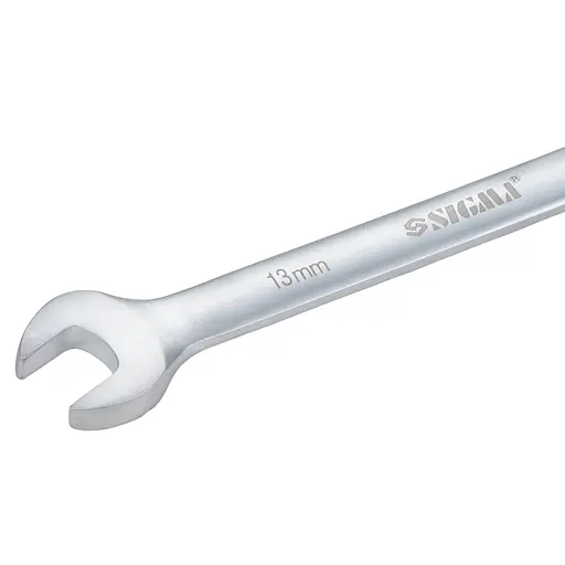 Ключ рожково-накидной Sigma с трещоткой 13 мм CrV satine (6022131) - фото 3