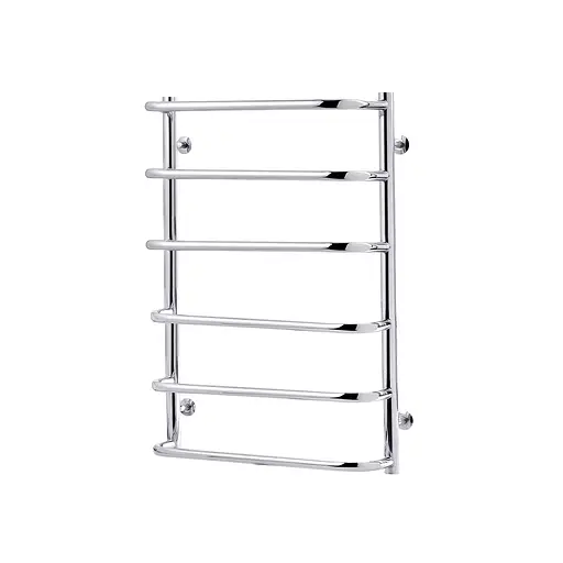 Полотенцесушитель водяной Kroner Скоба ДСп04 700x530/6 с полкой CV017227, Хром, нижнее - фото 1