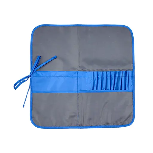 Пенал для пензлів Rosa Studio тканина 37×37 см асфальт+синій   - фото 2