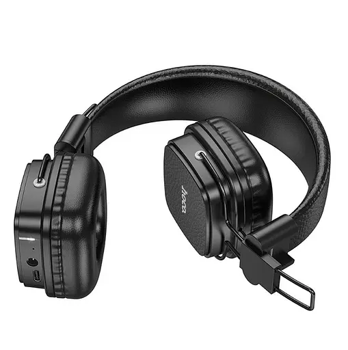Наушники Hoco Bluetooth W56 Earl BT headphones черные - фото 3
