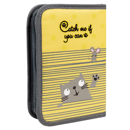 Шкільний пенал твердий Yes одинарний з двома клапанами HP-04 Kitty - фото 2