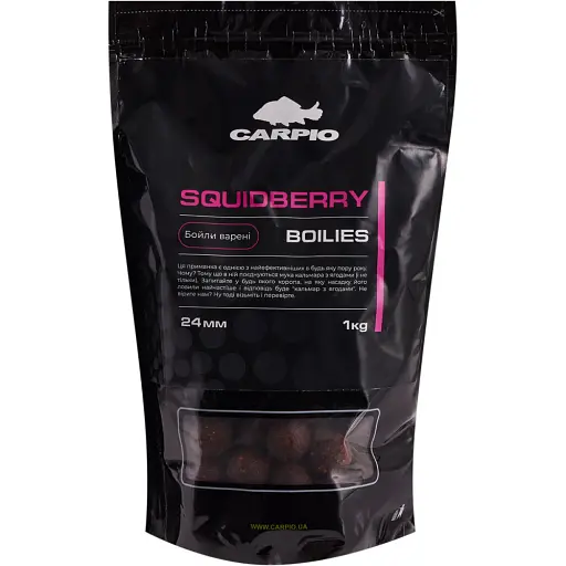 Бойли Варенi Carpio Squid Berry 24 mm 1 kg
